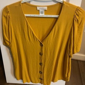 Yellow blouse